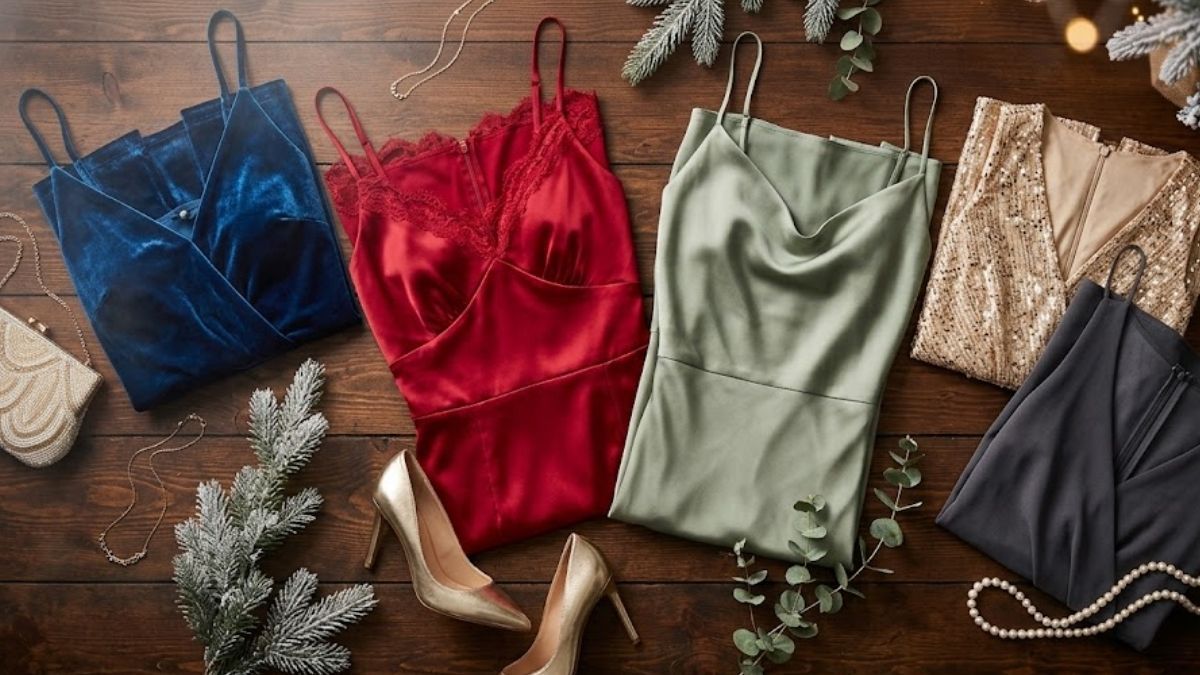 Los vestidos para usar esta Navidad.&nbsp;