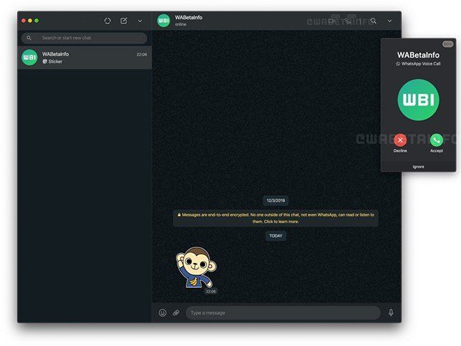 Whatsapp Web habilitará su función de videollamadas.