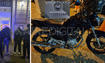 Dos motochorros detenidos en el norte de la ciudad por intento de robo Dos motochorros detenidos en el norte de la ciudad por intento de robo