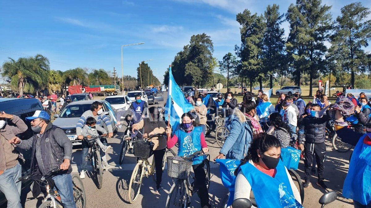 Caravana a favor de la intervención de Vicentin.