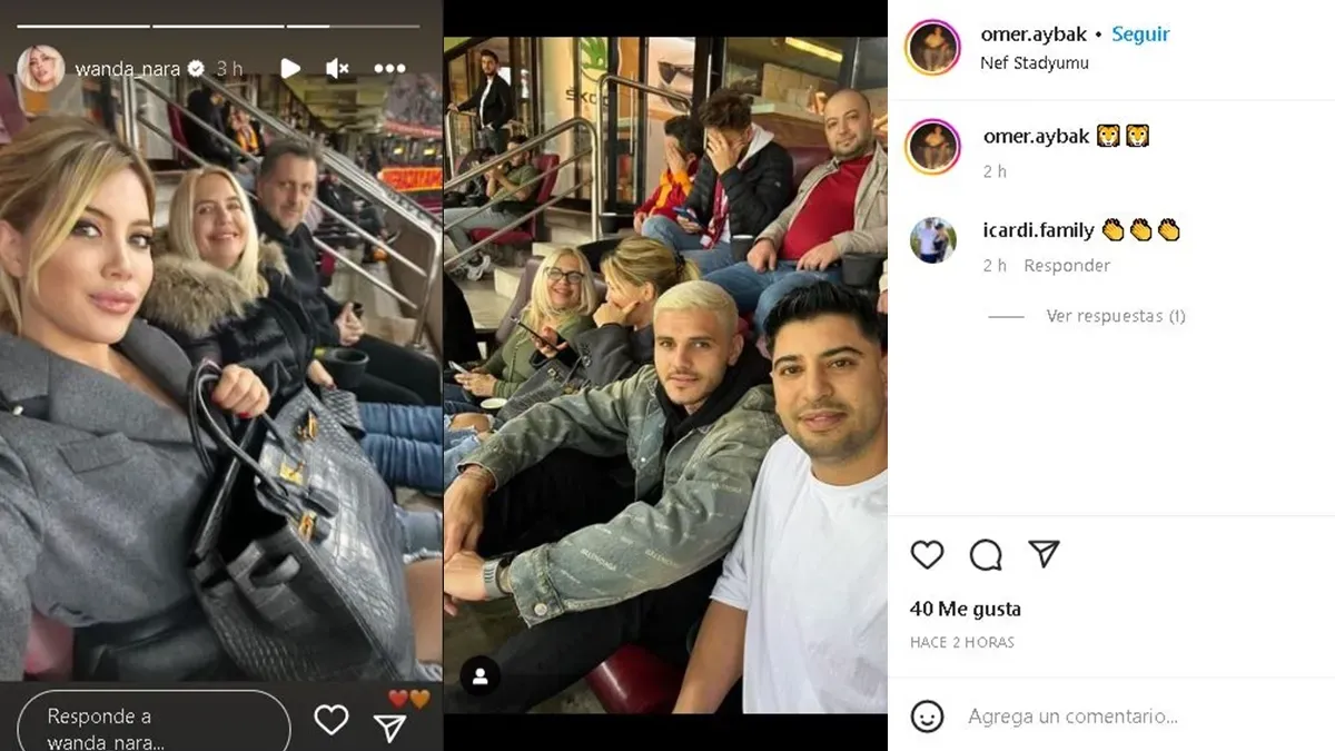 Unos minutos después de que Wanda Nara y Mauro Icardi compartieran imágenes confirmando su reconciliación, se mostraron juntos en público.