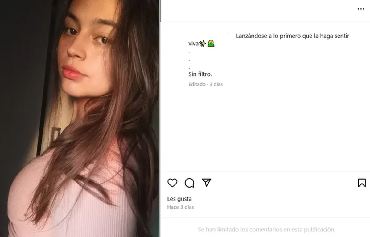 Daiana Mendieta compartió un posteo antes de desaparecer. Daiana Mendieta compartió un posteo antes de desaparecer. 