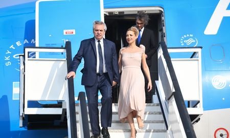 Arribo del presidente Alberto Fernández a Estados Unidos. Arribo del presidente Alberto Fernández a Estados Unidos.