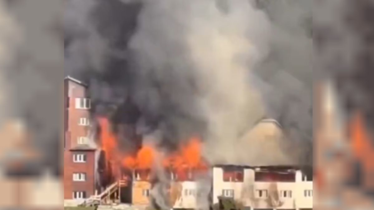 El incendio ocurrió en el histórico hotel de Bariloche, frente al Nahuel Huapi.