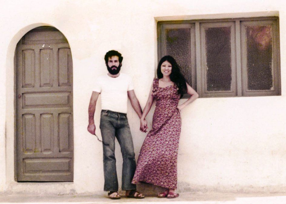 Sanmao con su marido.