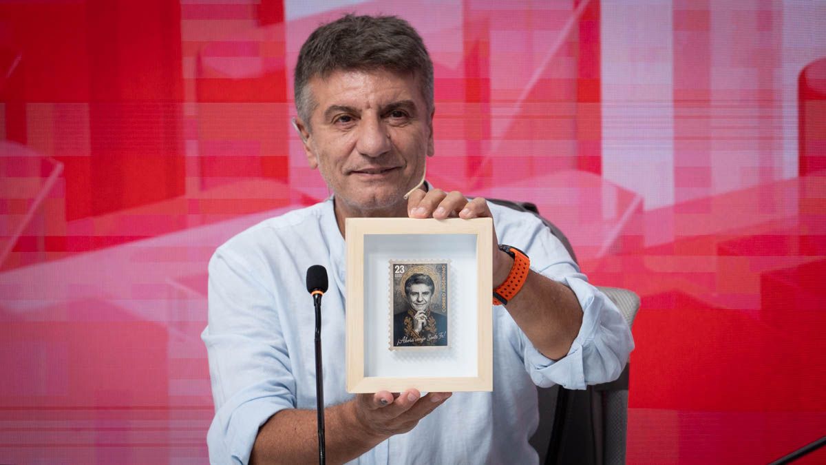 Fabián Hernández realizó una estampilla de Luis Mino. Fabián Hernández realizó una estampilla de Luis Mino.