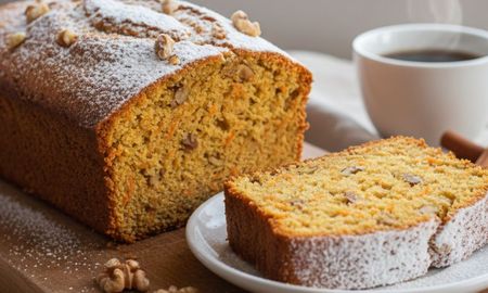 La receta para un rico budín de zanahoria. La receta para un rico budín de zanahoria.