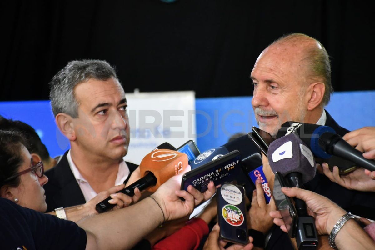 Las declaraciones de Perotti fueron en Rosario, donde compartió actividades con el intendente local Pablo Javkin.