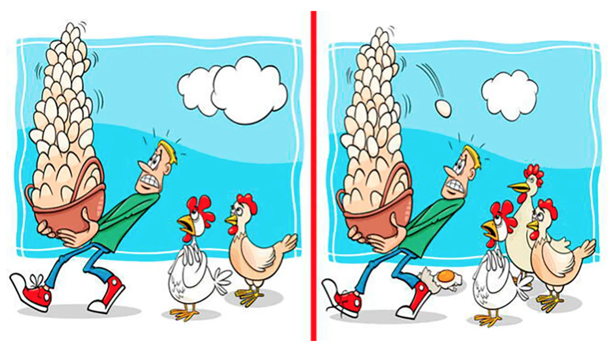 RETO VISUAL nivel PRO: solo el 2% encontró las 5 diferencias ¡en 6 segundos!