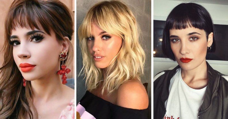 ¡Los flequillos se vienen con TODO! Buscá cuál es el ideal para vos según tu estilo