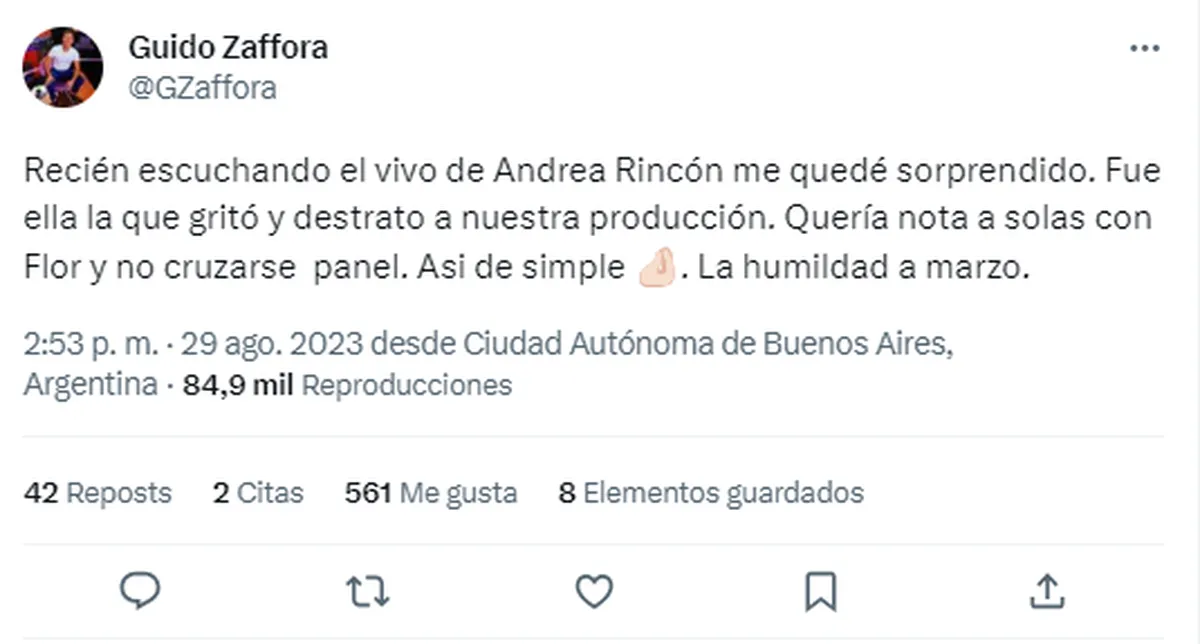 Los panelistas de Intrusos le respondieron a Andrea Rincón. Los panelistas de Intrusos le respondieron a Andrea Rincón.