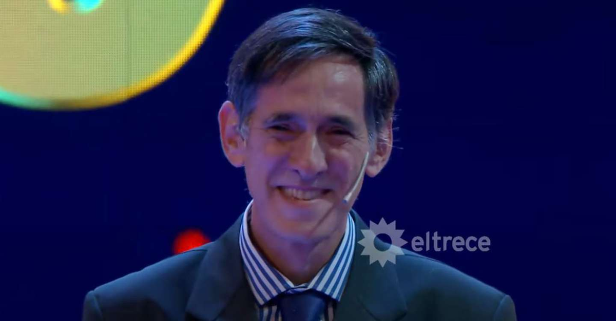 El alivio de Roberto Ruiz tras su participaci&oacute;n en el programa de Guido Kaczka.