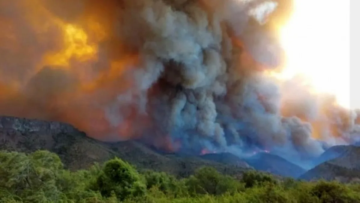 El Hoyo, la ciudad patagónica paradisíaca arrasada por el fuego