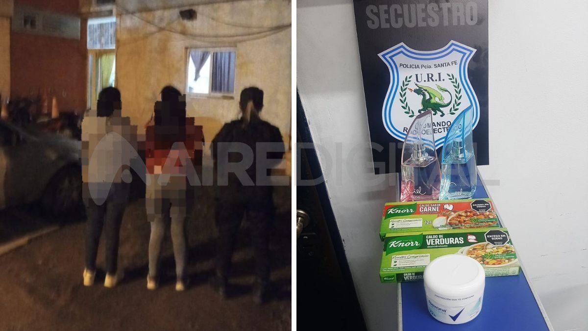 Inseguridad de Santa Fe: detuvieron&nbsp; madre e&nbsp; hija por intento de robo