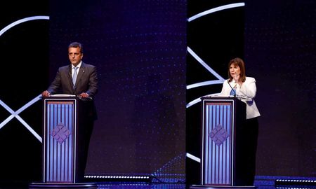 en el marco del debate presidencial, los candidatos de Unión por la Patria (UxP), Sergio Massa, y de Juntos por el Cambio (JxC), Patricia Bullrich, se chicanearon con temas que les son sensibles. en el marco del debate presidencial, los candidatos de Unión por la Patria (UxP), Sergio Massa, y de Juntos por el Cambio (JxC), Patricia Bullrich, se chicanearon con temas que les son sensibles.
