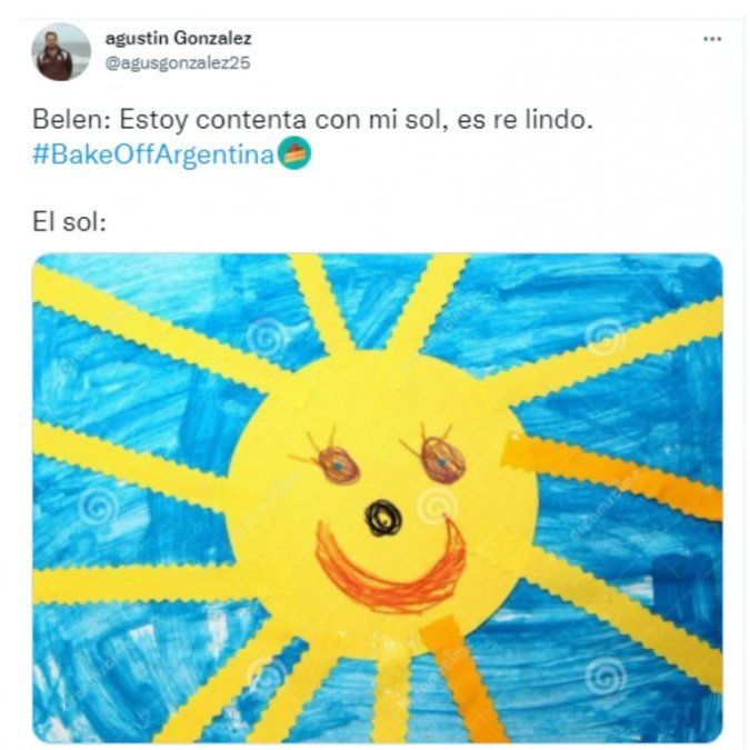 Los usuarios en las redes sociales no perdonaron a Belén de Bake Off Argentina.