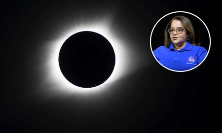 La científica de la NASA, Dionne Hernández-Lugo, dio detalles para AIRE sobre el eclipse total de Sol más largo de los últimos tiempos, que ocurrirá el próximo 8 de abril y se verá en Estados Unidos, México y Canadá. La científica de la NASA, Dionne Hernández-Lugo, dio detalles para AIRE sobre el eclipse total de Sol más largo de los últimos tiempos, que ocurrirá el próximo 8 de abril y se verá en Estados Unidos, México y Canadá.