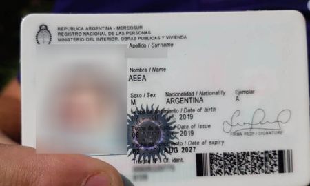 La imagen del falso DNI tomó notoriedad en medios nacionales. La imagen del falso DNI tomó notoriedad en medios nacionales.