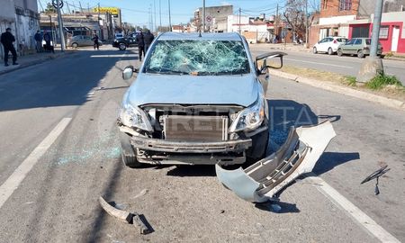 Destruido. Así quedó el coche que protagonizó el accidente. Destruido. Así quedó el coche que protagonizó el accidente.