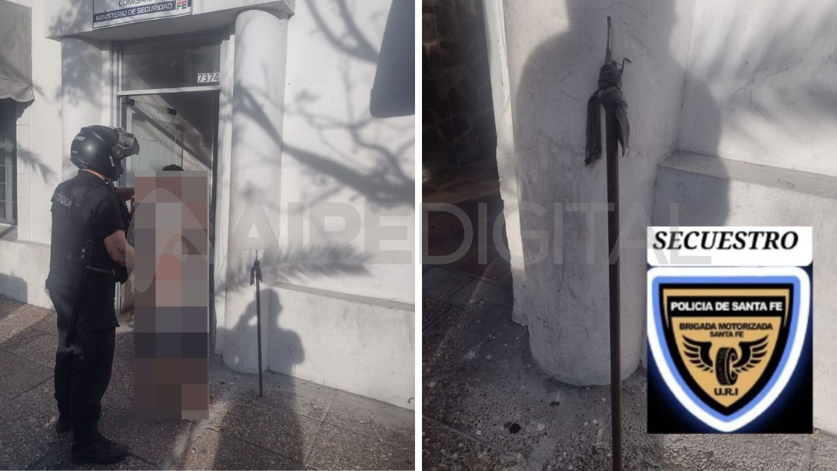 Un hombre detenido por amenazar a una mujer con un arma blanca.