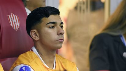 Tomás Lavezzi y la emoción tras debutar en la Primera de Unión: 