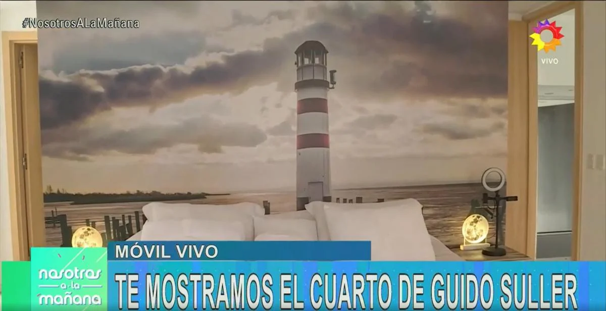 El faro que tiene Guido Süller el dormitorio de su casa.