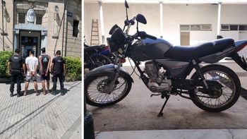 Dos detenidos en Santa Fe por conducir una moto robada