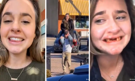 Joven se emborracha y se queda desdentada, después de intentar un challenge de TikTok Joven se emborracha y se queda desdentada, después de intentar un challenge de TikTok