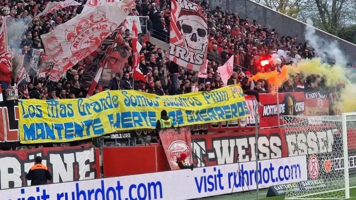 Bandera de Andrés Pillín Bracamonte en club alemán