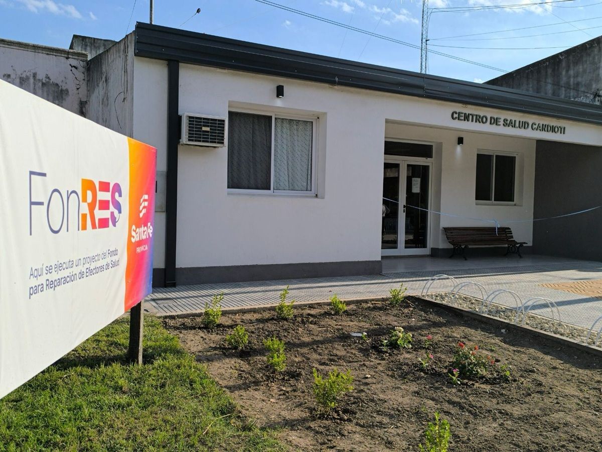 La Provincia de Santa Fe renov&oacute; el Centro de Salud de la Comuna de Candioti con recursos del Programa FonRes.