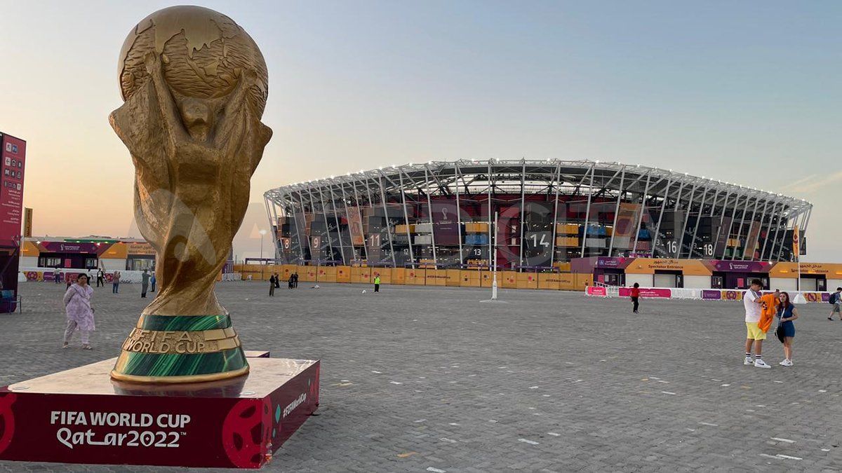 El estadio 974 del Mundial de Qatar 2022 sigue intacto a pesar de los rumores del desarme. El estadio 974 del Mundial de Qatar 2022 sigue intacto a pesar de los rumores del desarme.