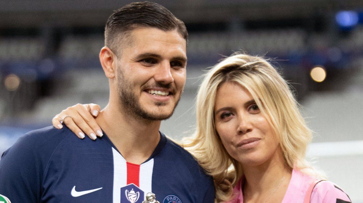 Wanda Nara y Mauro Icardi, otra vez separados.