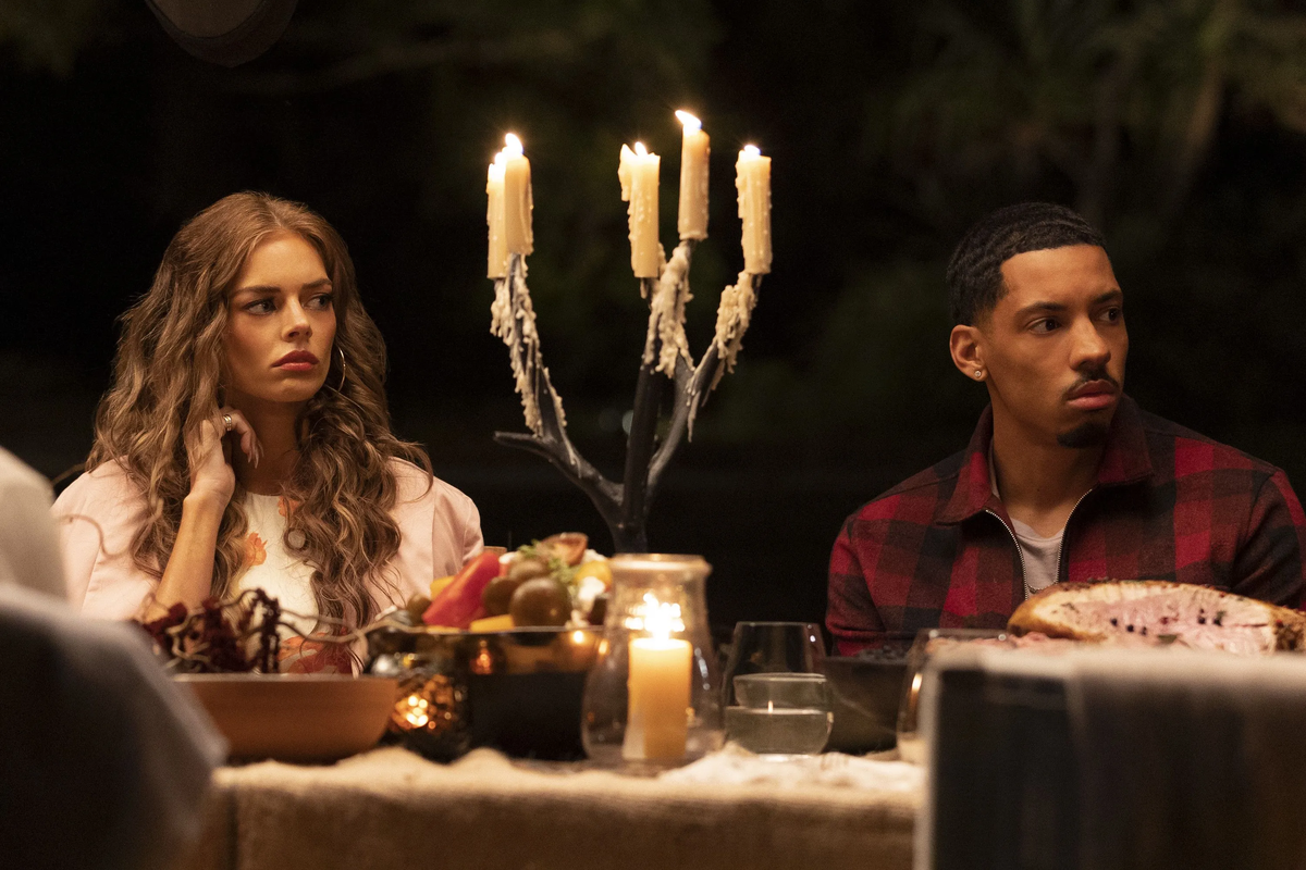 Melvin Gregg como su esposo Ben.