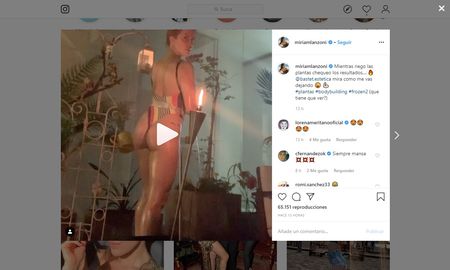 el infartante video de miriam lanzoni mostrando los resultados del gimnasio el infartante video de miriam lanzoni mostrando los resultados del gimnasio