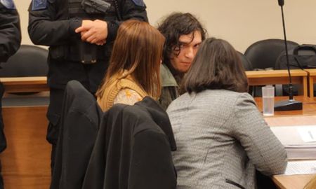 Martín Kunz, junto con su abogada Virginia Balanda en el inicio del juicio. Martín Kunz, junto con su abogada Virginia Balanda en el inicio del juicio.