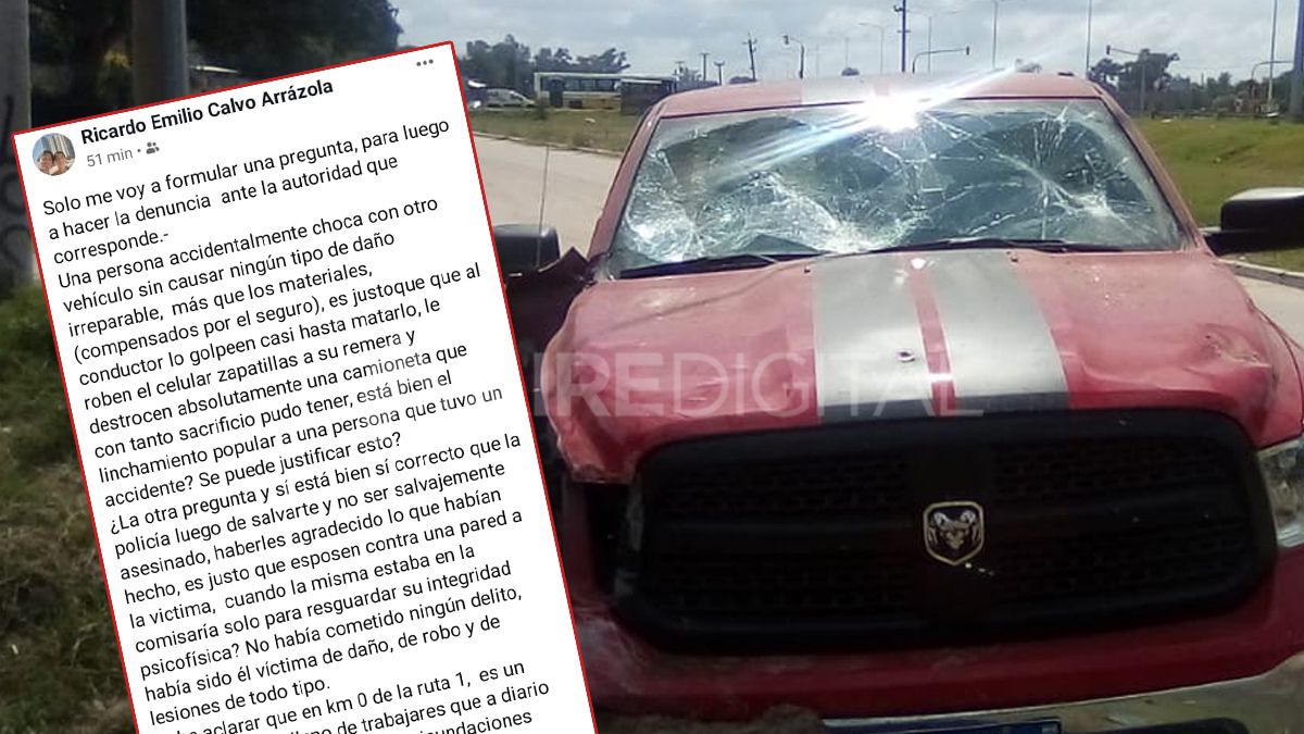 El descargo del abogado involucrado en un accidente y destrozos en una subcomisaría
