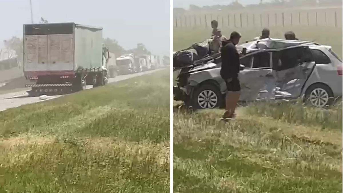El accidente ocurrió sobre la ruta 34 entre las localidades las Bandurrias y Centeno.