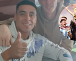 La noche especial de Brian Fernández con un campeón del mundo y un ex Colón. La noche especial de Brian Fernández con un campeón del mundo y un ex Colón.
