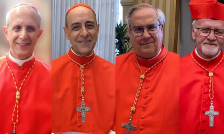 Los 4 argentinos papables. Los 4 argentinos papables.