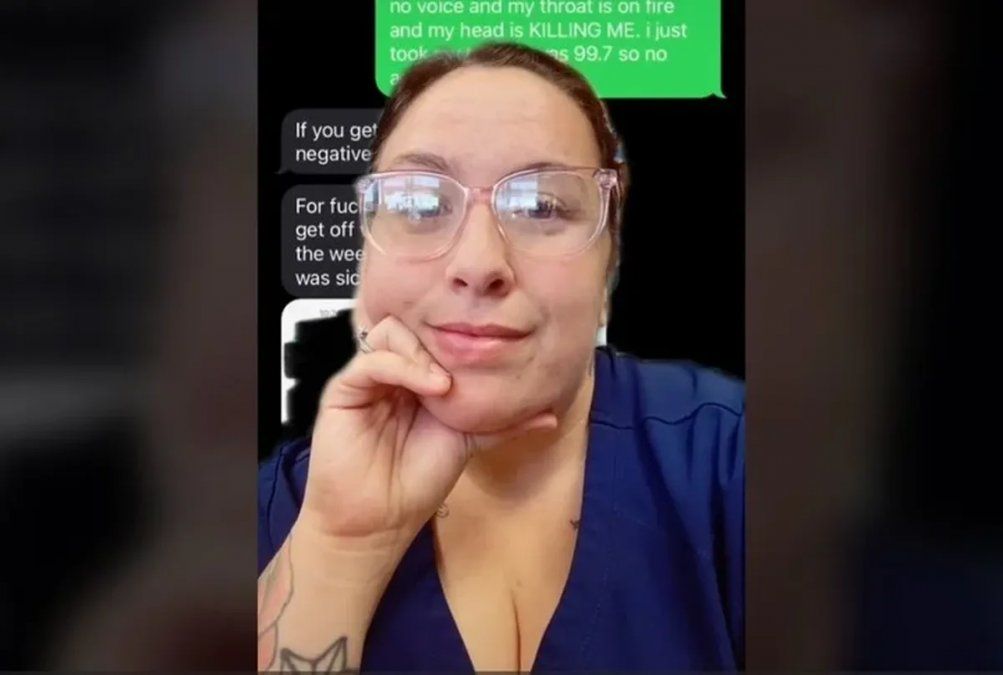 Viral: no fue a trabajar porque estaba enferma y su jefa le envió un mensaje por error