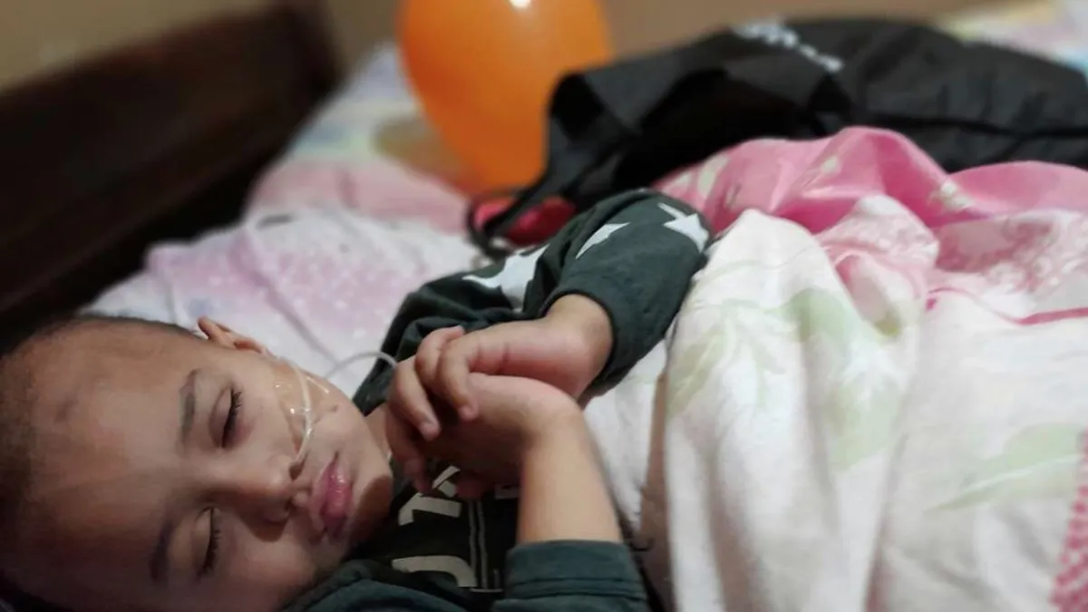 Un nene de 4 años padece de cáncer terminal y su familia pide un avión sanitario para volver a Tucumán