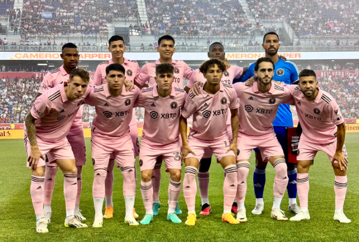 Inter Miami con Facundo Farías. Inter Miami con Facundo Farías.