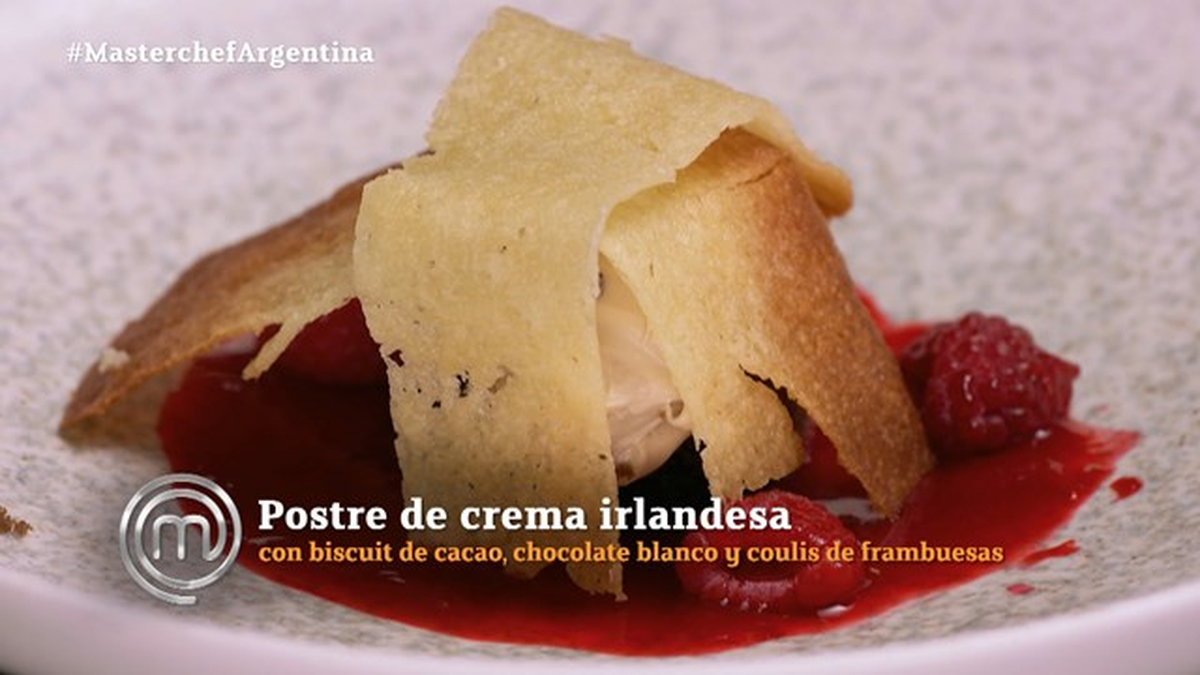 La consigna de la noche era replicar un postre de crema irlandesa de manera exacta. La consigna de la noche era replicar un postre de crema irlandesa de manera exacta.
