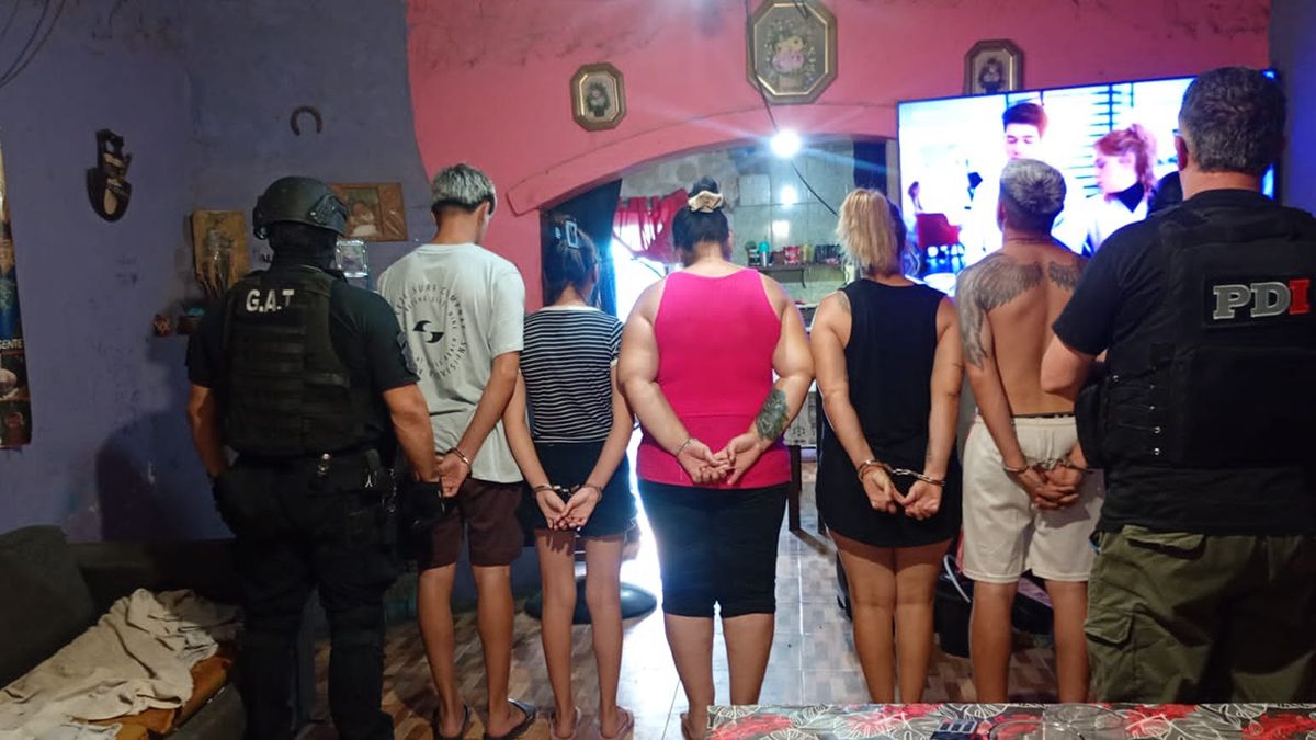 Los detenidos fueron puestos a disposición de la Justicia. 