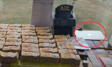La computadora estaba en el departamento que alquiló el cuevero en Amarras Center.&nbsp;
