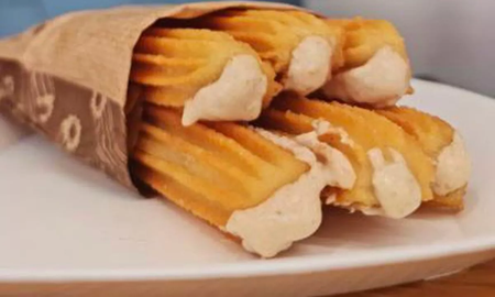 Aparecieron los churros con vitel toné y estalló la polémica en las redes Aparecieron los churros con vitel toné y estalló la polémica en las redes