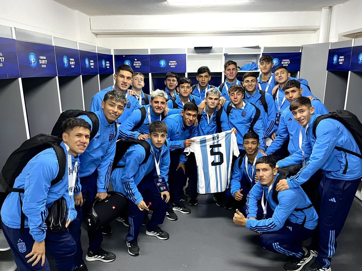 La selección argentina Sub 17 enfrenta a Ecuador por el Sudamericano