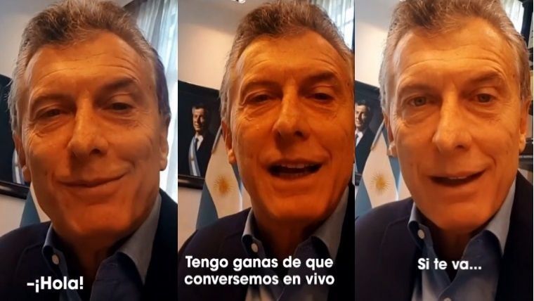 Macri convocó a usuarios de Instagram a charlar “a tema abierto”