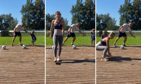 ¿vacaciones? para nada, lucas pusineri entrena en casa y en familia ¿vacaciones? para nada, lucas pusineri entrena en casa y en familia