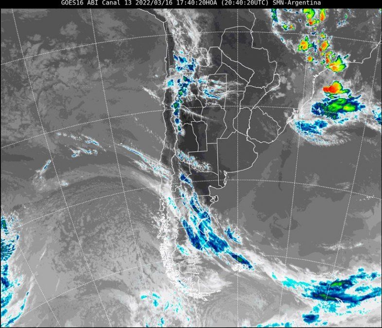 La nubosidad ingresará al territorio desde el noreste del país.